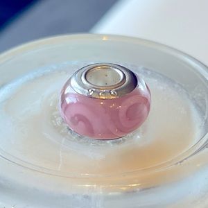 925 STERLING SILVER SOLID CORE MURANO GLASS BEAD